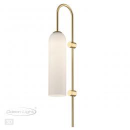 Odeon light 4642/1W PENDANT ODL20 361 золотой/белый Бра E27 60W 220V VOSTI  - 5 купить